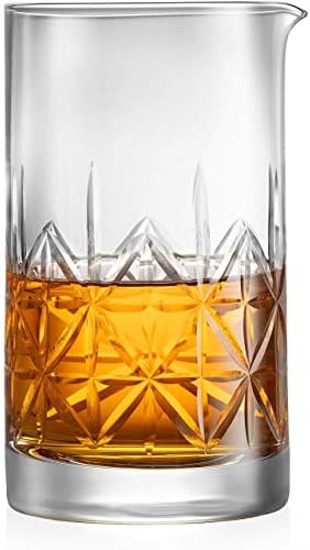 Mixology & Craft Professional Boston Shaker set and Crystal Mixing Glass