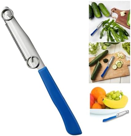 Quick Slicing Knife, 2024 New Magic Fruit Vegetable Peeler Peeling Slicing Knife Multifunctional Stainless Steel Fruit Slicer for Vegetables, Julienne Peeler Vegetable Peeler Slicer for Kitchen (1pc)