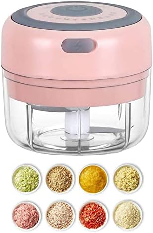 Electric Mini Garlic Mincer, 100ML USB Vegetable Onion Chopper