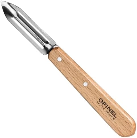 Opinel No. 115 Essential Stationary Peeler, Hornbeam Wood (Natural)