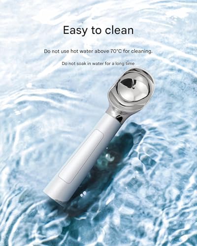 Heated Ice Cream Scoop, Rechargeable Icecream Scoop with LED Display, Rechargeable Electric Ice Cream Scoop, Maximum Heating up to 158℉ for Hard Ice Cream
