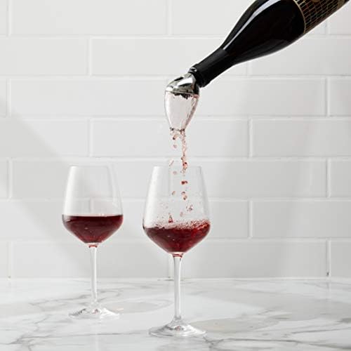 Houdini Aerator & Pourer Wine Aerator, 6 inches, Stainless (W9112) (Pack of 8)