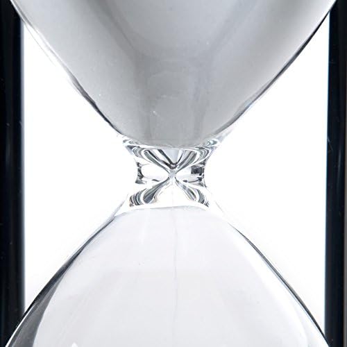 15 Minutes Hourglass, Wood Sand Timer, White
