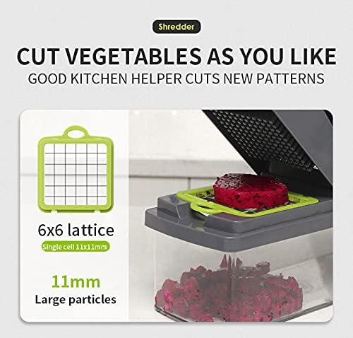 Vegetable Chopper With Container Onion Chopper, Egg Slicer, Slicer, Vegetable Slicer, Professional food chopper,8 blades