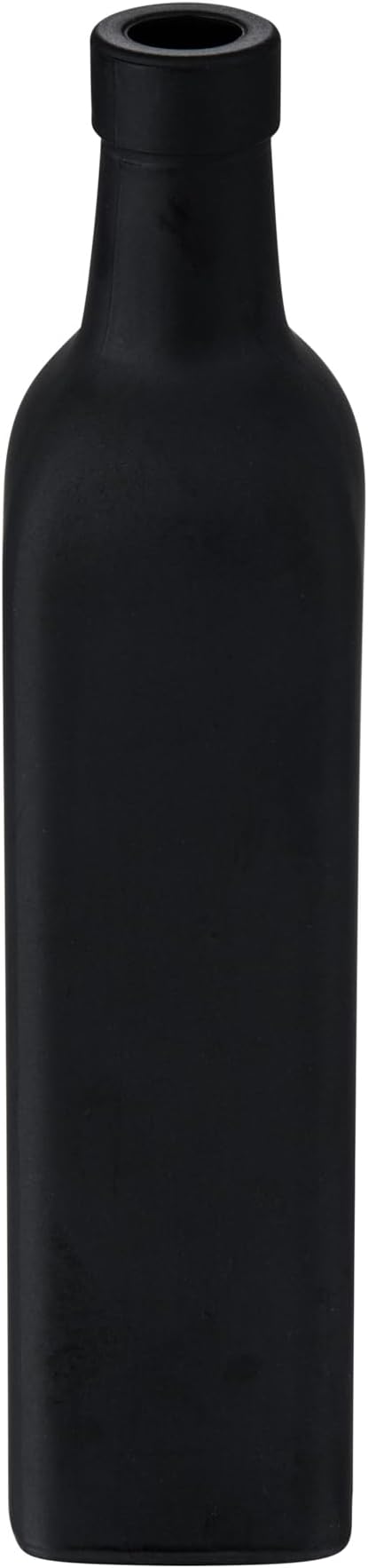 Restaurantware-Chef 101 16.9 Ounce Olive Oil Dispenser, 1 Kitchen Oil Dispenser Bottle - With Stainless Steel Pourer, Non-Leaking, Black Glass Pourer, For Cooking Or Salad Dressings