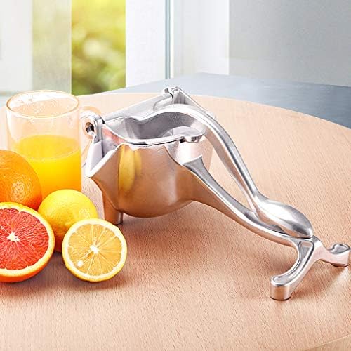 OldPAPA Citrus Manual Juicer, Lemon Squeezer Press, Portable Fruit Press, Multifunctional Manual Fruit Juicer, 0.5L Capacity, Aluminum, 150W