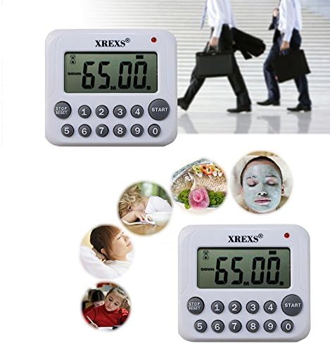 XREXS Digital Kitchen Timer Magnetic Countdown Up Cooking Timer Clock