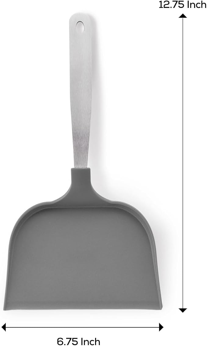 Mrs. Anderson’s Baking Jumbo Cookie Spatula, 18/8 Stainless Steel and Nylon, Over 6-Inches Wide