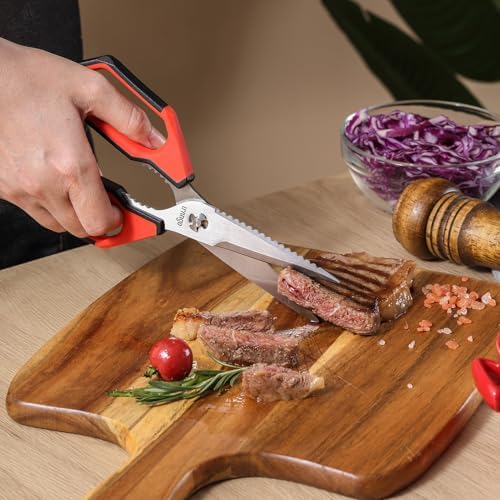 LIVINGO Kitchen Scissors Set Stainless Steel Food Shears