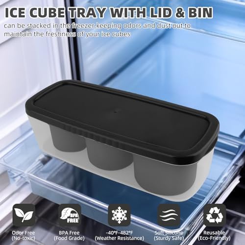 Tcamp Tumbler Ice Mold, Ice Cube Tray for 30 oz -40 oz Tumbler Cup