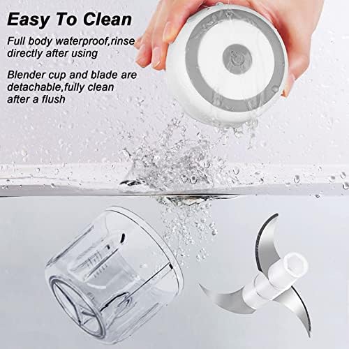 Electric Garlic Chopper, 250ML Vegetable Chopper, Food Chopper