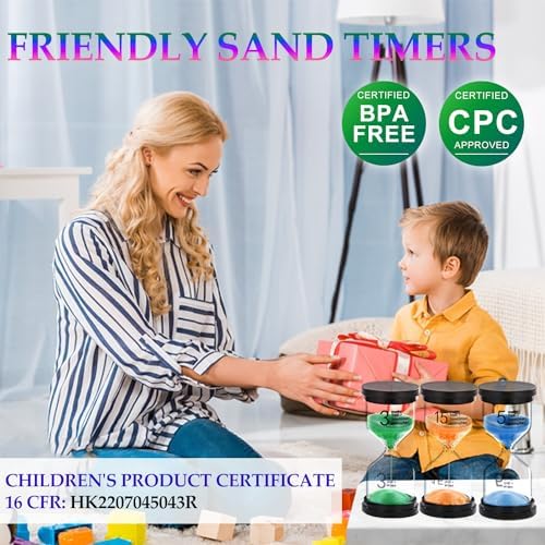 SuLiao 30 Minute Hourglass: Purple Sand Clock Timer, Large Sand Watch 30 Min，Plastico Reloj De Arena 30 Minutos, Colorful Half Hour Glass Sandglass for Kids, Home, Game, Classroom, Kitchen, Decortion