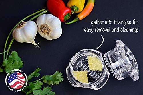 NexTrend Garlic Twister 4th Gen, purple manual garlic mincer for ginger, herbs and nuts