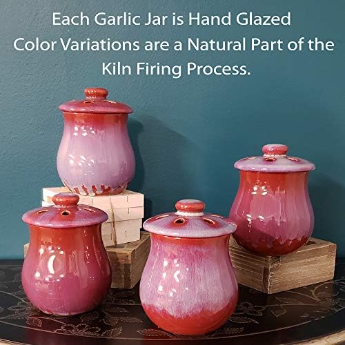 Cottage Creek Garlic Keeper, Vented Lid