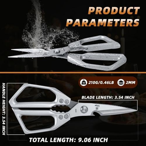 Kitchen Scissors All Purpose - Heavy Duty Poultry Shears