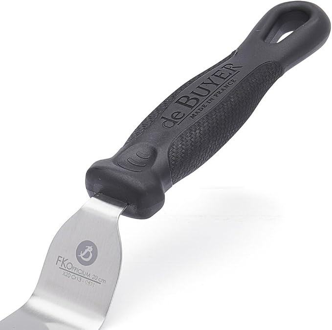 DE BUYER FKOfficium Angled Spatula, 24,5 x 3,5 cm