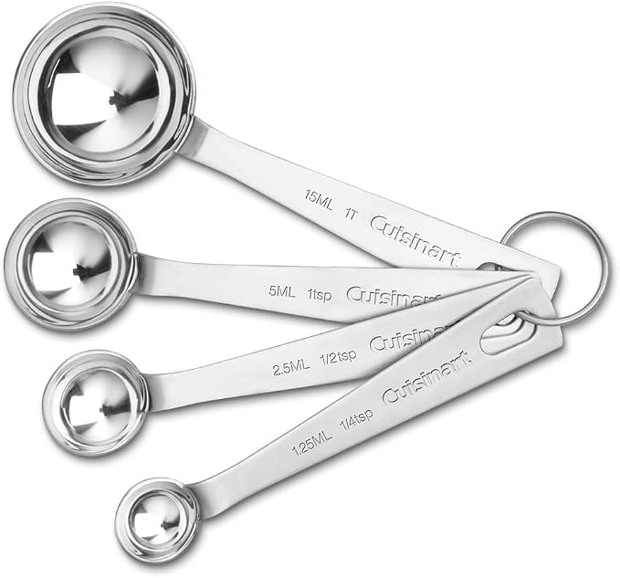 Cuisinart CTG-00-SMP Stainless Steel Measuring Spoon Set