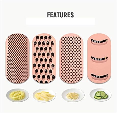 Rainbow Cookware 4 Sides Box Grater Slicer,Mingcheng Kitchenware Kitchen Gadgets Accessories