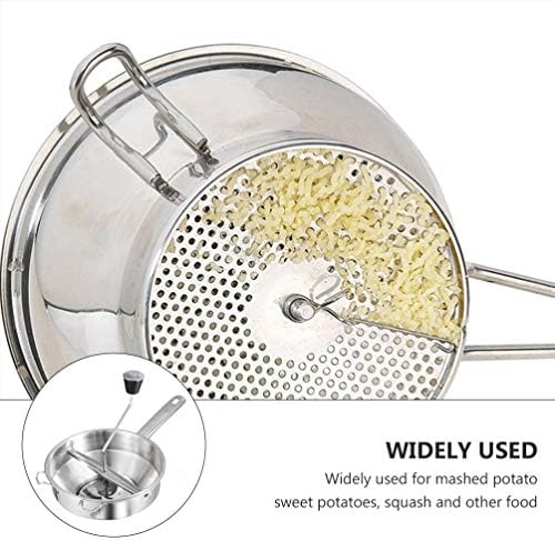 Large Potato Ricer, Ricer for Mashed Potatoes, Heavy Duty Stainless Steel Potato Masher and Ricer Kitchen Tool, Press and Mash for Mashed Potatoes