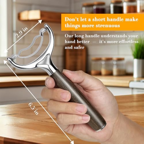 KULUNER Corn Peeler Stripper Handle 304 Steel Blade for Seniors Arthritis