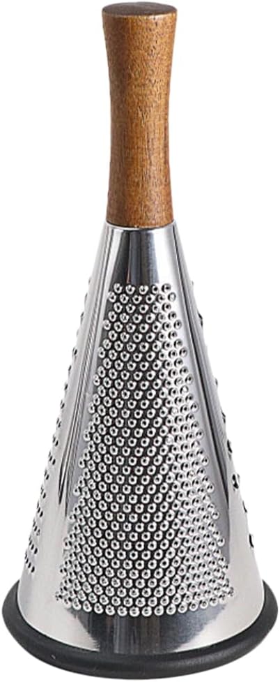 Manual Cheese Vegetable Grater Stainless Steel Kitchen Gadget with Ergonomic Handle for Grating Cheese Fruits and Vegetables Household Kitchen Tool 11.81X5.11X5.11 Inches