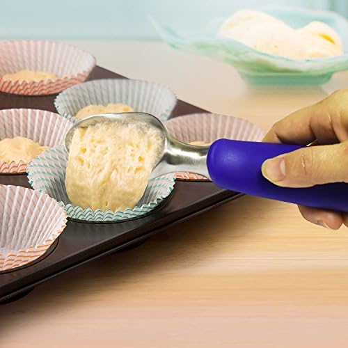 Ice Cream Scoop Solid Stainless Steel Purple