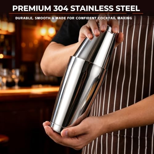 Boston Shaker Set 18oz & 28oz Stainless Steel Weighted Shaker Tins