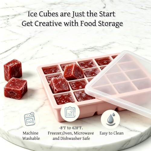 1 Tbsp Silicone Freezer Molds, Silicone Food Freezer Tray