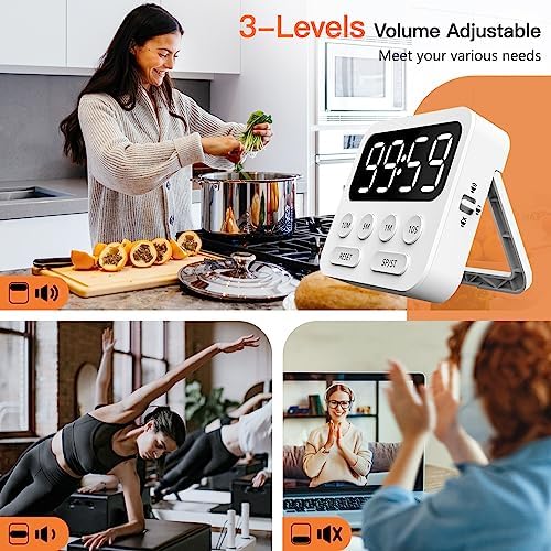 Timer,Digital Kitchen Timer with Stopwatch and Countdown Function