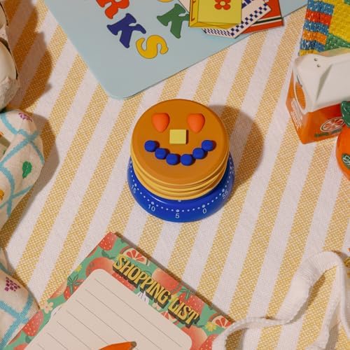ban.do Novelty Kitchen Timer, Pancake Smile