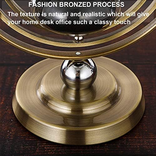 SuLiao Large Brass Hourglass Timer 60 Minutes, Antique Rotating Black Sand Clock, Vintage Reloj De Arena, Metal Sand Watch 60 Min, Unity 1 Hour Glass Sandglass for Gifts, Home, Desk, Office Decor