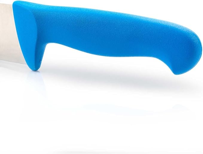 Arcos Butcher Knife 10 Inch Nitrum Stainless Steel and 250 mm blade. Professional Cooking Knife For Cutting Meat, Fish and Vegetables. Ergonomic Polyoxymethylene Handle. Series 2900. Color Blue