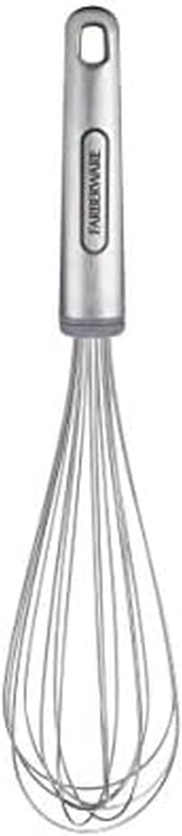 Farberware Pro Stainless Steel Whisk, 13.25 Inches - Soft Grip Handle for Beating Eggs, Whipping Cream, Blending Batters and Sauces, Dishwasher Safe Kitchen Utensil