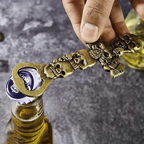 Skull Cross Wine Beer Bottle Opener for Bar Bartender Men and Women,Thanksgiving,Hallowmas,Christmas