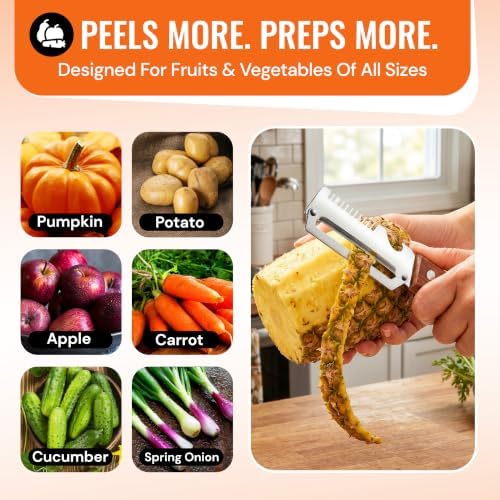 2Pcs Multifunctional Vegetable Peeler with Julienne Shredder, Bottle opener