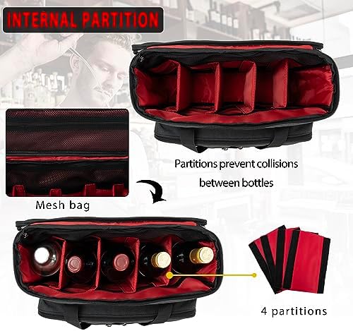 Bartender Kit, 11pcs Cocktail Shaker Set with Bartender Travel Carrying Bag