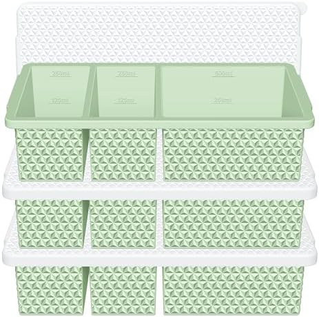 3 Pack - Silicone Freezer Trays with Lid, 1-Cup & 2 Cup Freezer Molds, Silicone Food Storage Containers for Meal Prep, Freezing Soup Sauce, Broth Leftovers