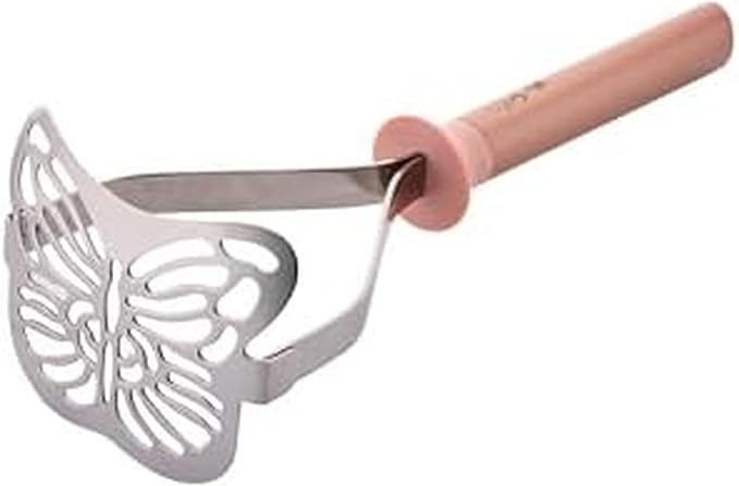 Dolly Parton Butterfly Potato Masher – Stainless Steel Masher with Curved Butterfly Head, Rust-Resistant, Dishwasher Safe, Kitchen Tool for Potatoes, Avocados and More, 11 Inch