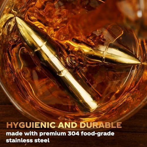 Gifts for Men Dad Husband, Whiskey Stones Reusable Stainless Ice Cubes, Unique Fathers' Day Anniversary Birthday Gift Ideas for Him Boyfriend, Man Cave Stuff Cool Gadgets Retirement Bourbon Presents