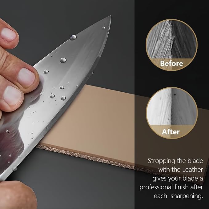 #3000 Fine #6000 Extra-Fine Corundum Whetstone Disc And Leather Strop Compatible With HORL 2 And For HORL 2 Pro