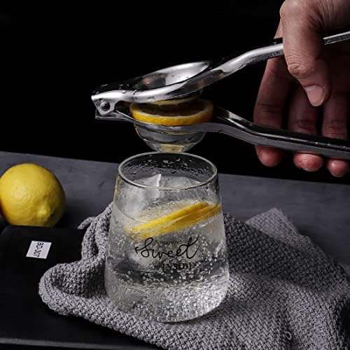 Manual Juicer, Stainless Steel Lemon Orange Squeezer Lime Hand Juice Hand Press Fruit Juicer Citrus Extractor Tool