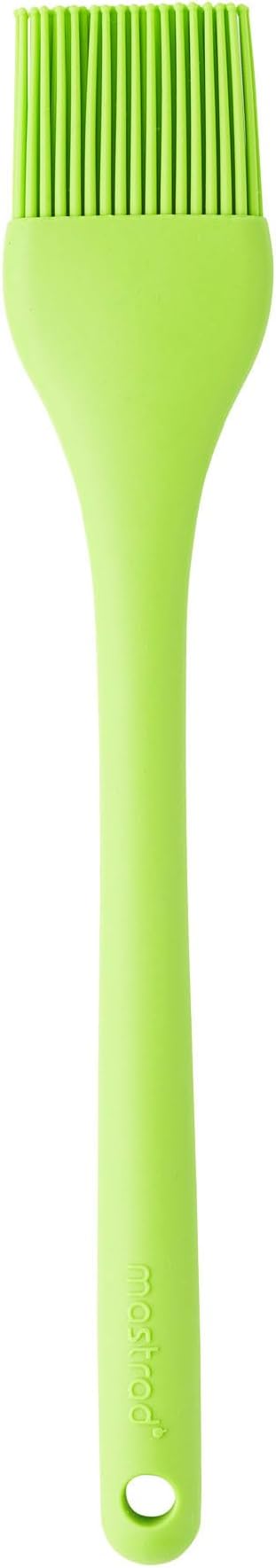 MASTRAD - Silicone Kitchen Brush - One Piece - Heat Resistant (300°C) - Dishwasher Safe - Green