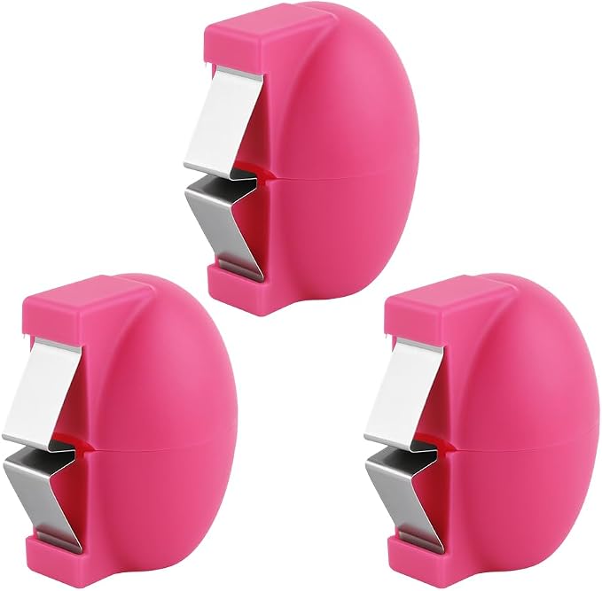 2026 New Egg Shell Opener, Stainless Steel Egg Cracker Tool, Multifunctional Eggs Separator for Raw and Hard Boiled Eggs Peeler Shell Remover, Kitchen Gadget (Pink 3pcs)