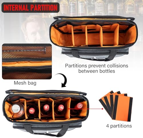 Bartender Kit, 11pcs Cocktail Shaker Set with Bartender Travel Carrying Bag