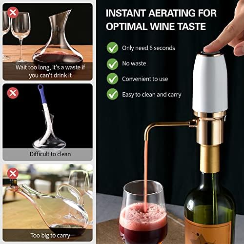 Electric Wine Aerator, USB Rechargeable Pourer