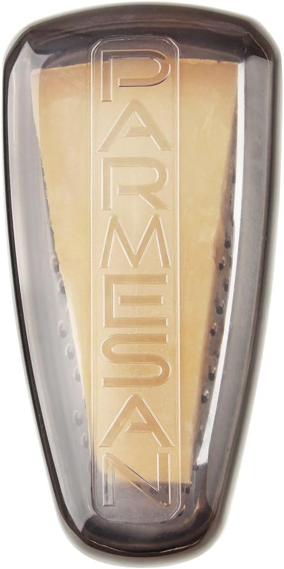 Fackelmann 7.5 x 3.7 x 2.8" Plastic/Stainless Steel Parmesan Grater With Storage Box, Silver