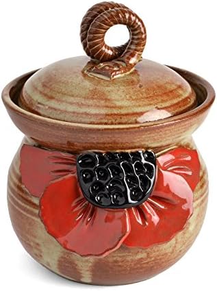 Red Poppy Garlic Keeper