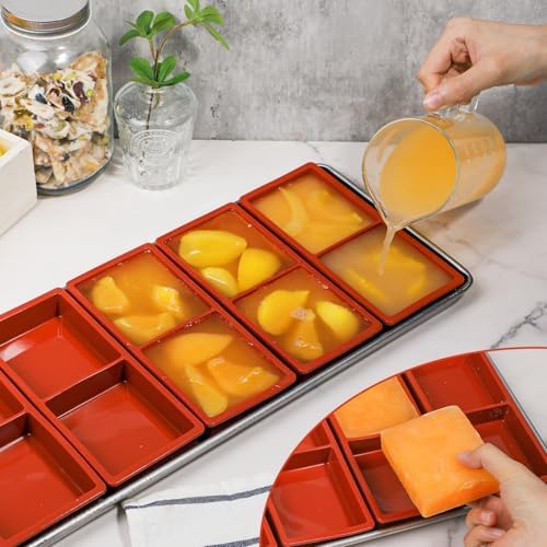Webake Silicone Tray Dividers for Harvest Right Freeze Dryer Set of 5, Fit Medium and Small Trays, Silicone Molds for Harvest Right Freeze Dryer Accessories