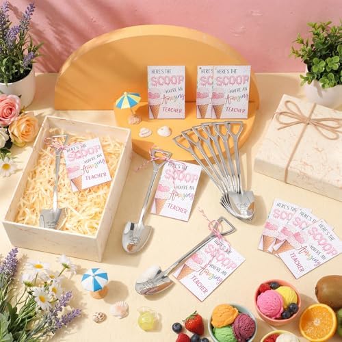 24 Sets Teacher Ice Cream Shovel Gifts Teacher Appreciation Gifts