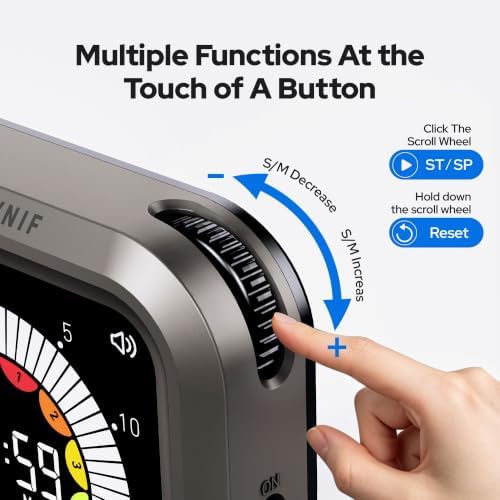 Visual Timer for Kids with Color Display Kitchen Timer 1500mAh Battery